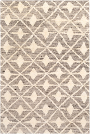 Fez FEZ-2303 Global Wool Rug FEZ2303-912 Taupe, Cream, Dark Brown 100% Wool 9' x 12'