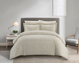 Morgan Beige Queen 7pc Duvet Set