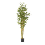 Soperton 6' X 2' Artificial Bamboo Plant, Green