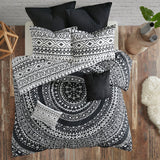 Larisa Global Inspired 100% Cotton Percale Printed Reversible 7Pcs Comforter Set