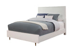 White Pearl Queen Panel Bed