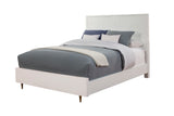 White Pearl California King Panel Bed