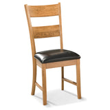 Family Dining Transitional Ladder Back Chair - Set of 2