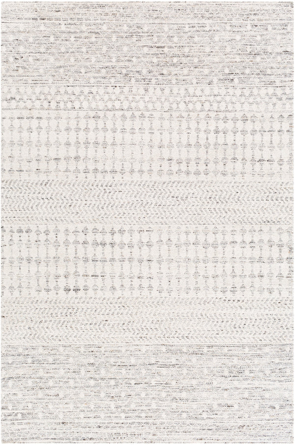 Fulham FHM-2305 Global Chenille-Cotton, Viscose Rug FHM2305-81012 Khaki, Cream, Taupe, Medium Gray, Charcoal 50% Chenille-Cotton, 50% Viscose 8'10" x 12'