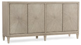 Hooker Furniture Elixir Modern-Contemporary Buffet in Rubberwood Solids with Walnut Veneers 5990-75900-LTWD