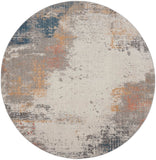 Rustic Textures RUS13 Painterly Machine Made Power-loomed Indoor Area Rug