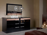 VIG Furniture Modrest Alaska Black Mirror VGWCALASKA-BLK-MI