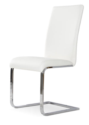 VIG Furniture Crane - Modern White Dining Chair (Set of 2) VGGUYA801-WHT