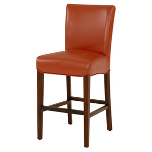 Milton Counter Stool - Elegant Bonded Leather Design with Sturdy Birch Frame and Contemporary Style
