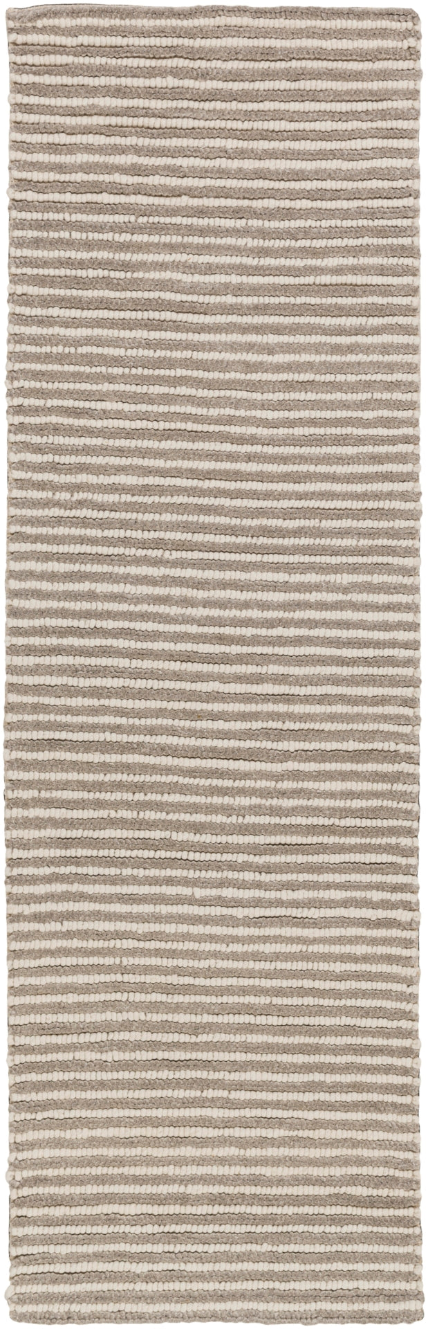 Felix FIX-4000 Modern Wool - Felted Rug FIX4000-913 Medium Gray, Cream 100% Wool - Felted 9' x 13'