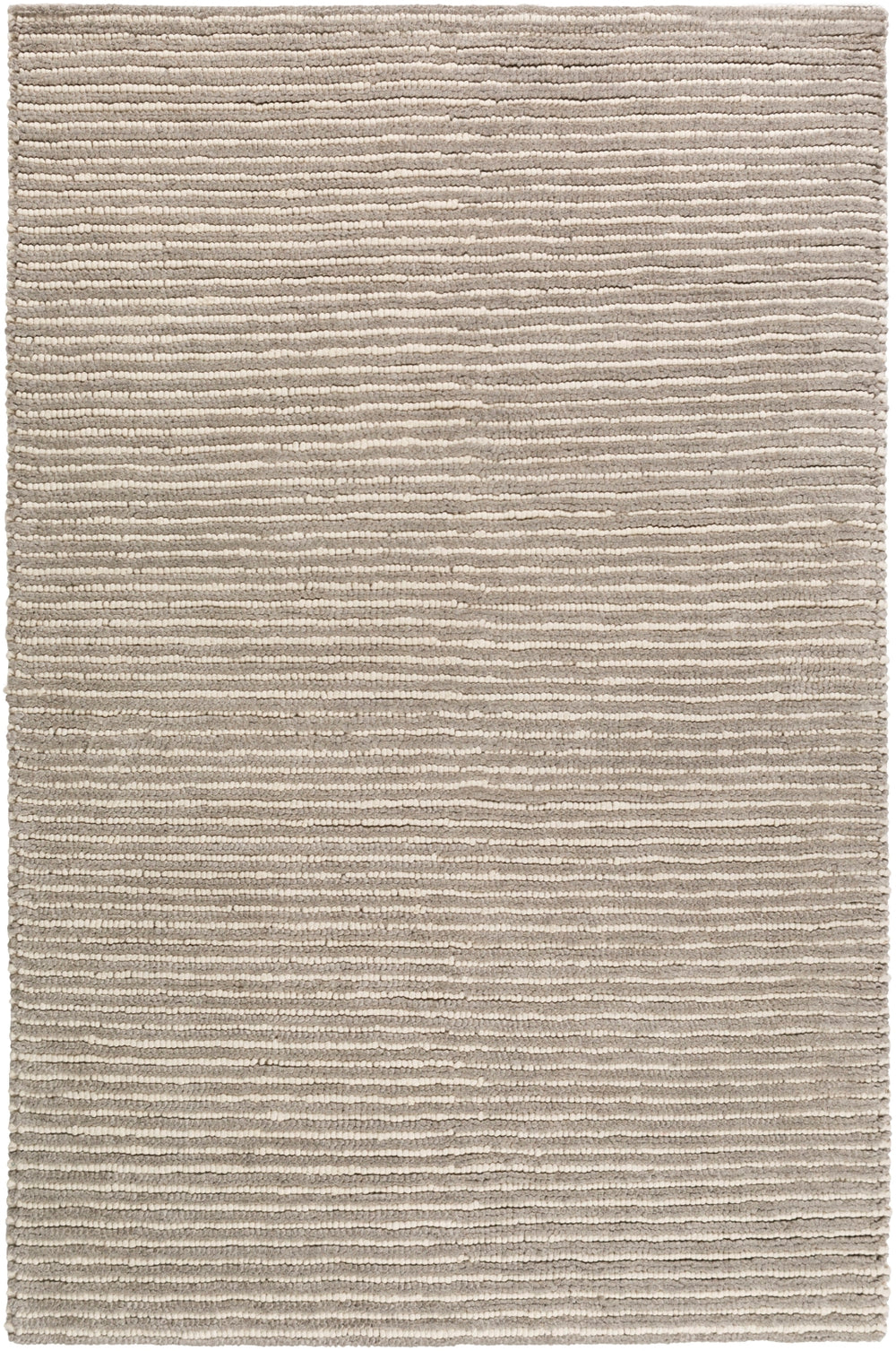 Felix FIX-4000 Modern Wool - Felted Rug FIX4000-913 Medium Gray, Cream 100% Wool - Felted 9' x 13'