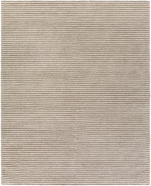 Felix FIX-4000 Modern Wool - Felted Rug FIX4000-810 Medium Gray, Cream 100% Wool - Felted 8' x 10'