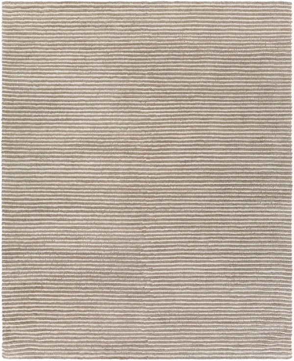 Felix FIX-4000 Modern Wool - Felted Rug FIX4000-810 Medium Gray, Cream 100% Wool - Felted 8' x 10'