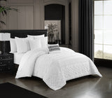 Addison White King 5pc Comforter Set