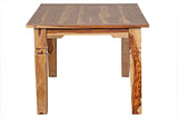 Porter Designs Taos Solid Sheesham Wood 72" Rectangular Natural Dining Table Natural 07-196-01-9015