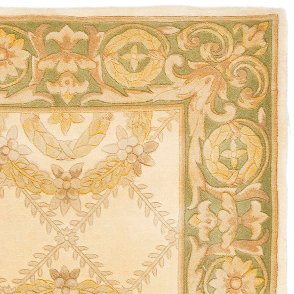 FL09 Hand Knotted Round Wool Rug - Luxurious Wool Pile from China, Perfect for Cozy Living Spaces