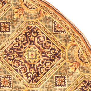 FL10 Hand Knotted Wool Rug – Elegant Rectangle Design from China for Luxurious Home Décor