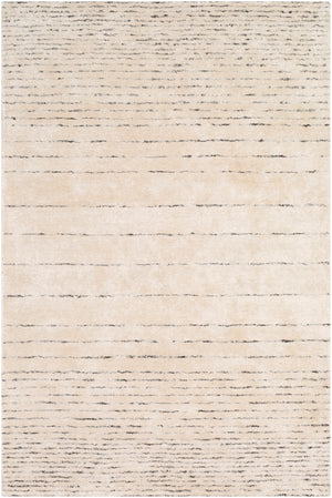 Falcon FLC-8004 Modern Viscose, Wool Rug FLC8004-913 Dark Brown, Beige, Cream 70% Viscose, 30% Wool 9' x 13'