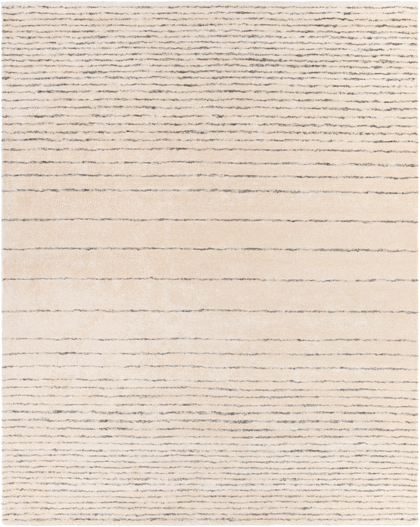 Falcon FLC-8004 Modern Viscose, Wool Rug FLC8004-810 Dark Brown, Beige, Cream 70% Viscose, 30% Wool 8' x 10'