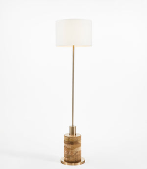 Safavieh Haskins Floor Lamp Multi Wood FLL2000A