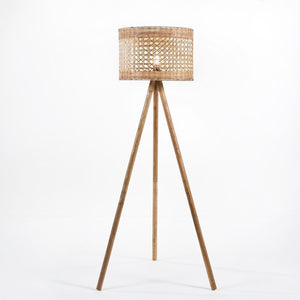 Safavieh Akroyd Floor Lamp Natural Wood FLL2001A