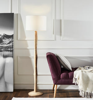 Safavieh Brodie Floor Lamp Natural Wood FLL2002A