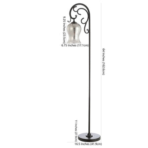 Safavieh Meridia Floor Lamp in Black FLL4057A