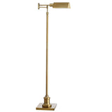 Briggs Floor Lamp in Brass Gold