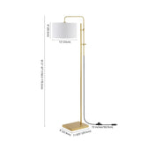 Safavieh Idra Floor Lamp Gold Iron  FLL4126A