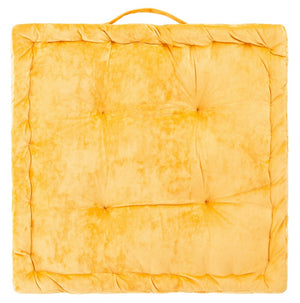 Belia Floor Pillow - Glamorous Velvet Cushion for Oscar Parties, Easy Transport with Handle