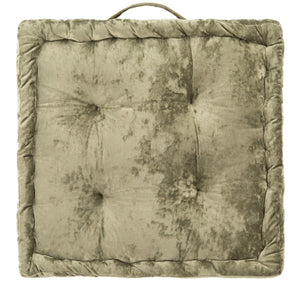 Belia Floor Pillow - Glamorous Velvet Cushion for Oscar Parties, Easy Transport with Handle