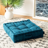 Safavieh Gardenia Floor Pillow Dark Turquoise / - 100% Polyester FLP1002B-2424