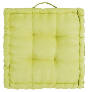Safavieh Gardenia Floor Pillow Light Green 100% Polyester FLP1002F-2424
