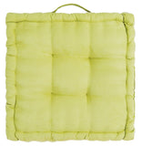 Safavieh Gardenia Floor Pillow Light Green 100% Polyester FLP1002F-2424