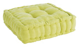 Safavieh Gardenia Floor Pillow Light Green 100% Polyester FLP1002F-2424