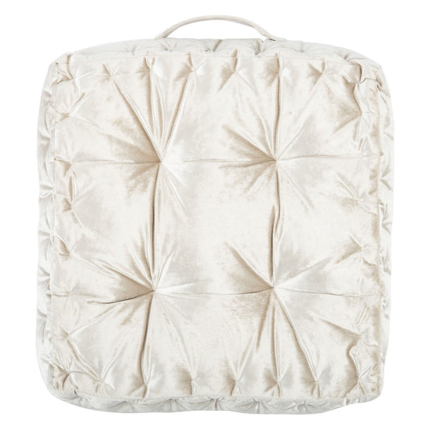 Peony Floor Pillow - Glamorous Velvet Cushion for Stylish Seating and Easy Transport at Gatherings