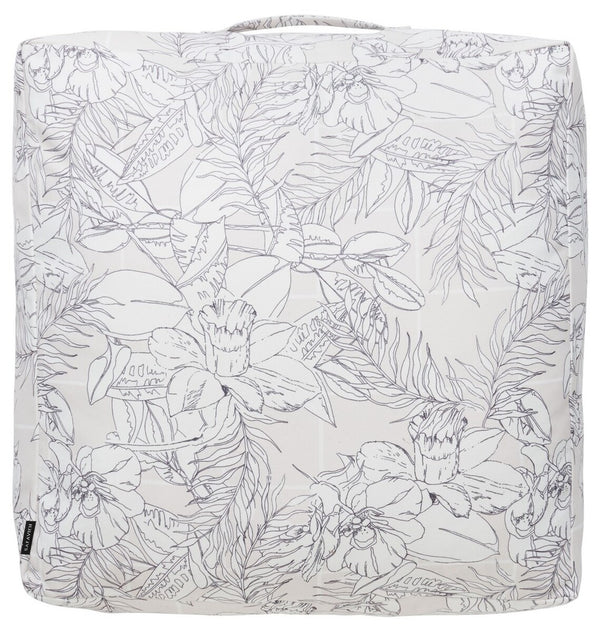 Safavieh Matlea Floor Pillow Beige / Grey Poly/Poly FLP1012A