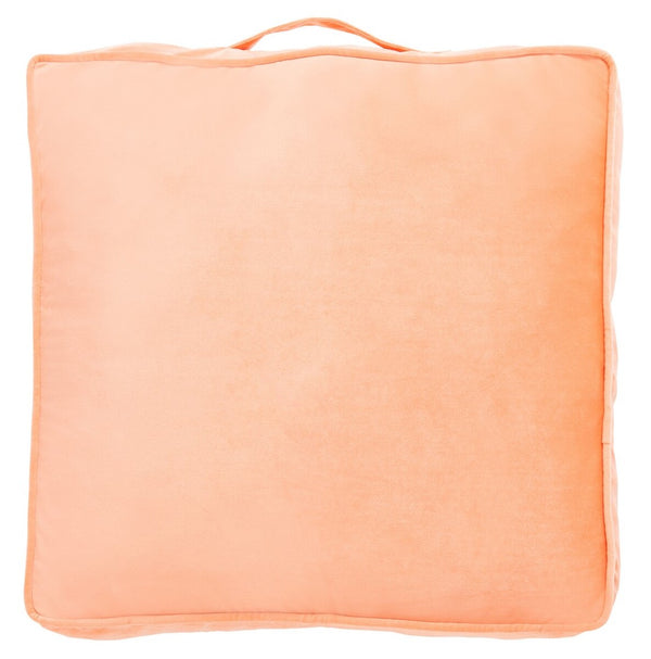 Safavieh Dulcie Floor Pillow Peach Pink Poly/Poly FLP1015A