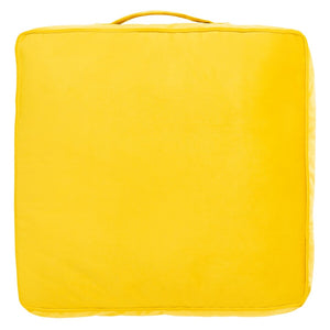 Safavieh Dulcie Floor Pillow Yellow Poly/Poly FLP1015D