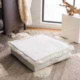 Safavieh Grema Floor Pillow Ivory 100% Cotton  FLP1018A