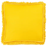 Safavieh Grema Floor Pillow Yellow 100% Cotton  FLP1018B