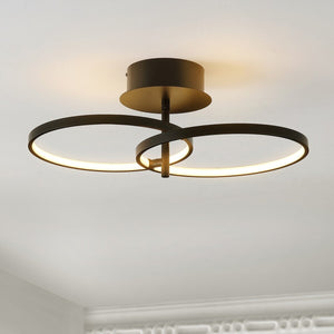 Safavieh Reyah Flush Miount Matte Black Iron / Aluminum / Plastic FLU4061A