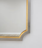 Zeugma FM115-C SILVER & GOLD Wall Mirror