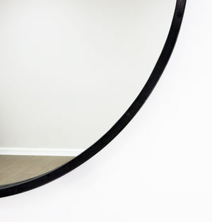Zeugma FM131 Black Large Round Mirror
