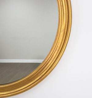 Zeugma FM147 Gold Round Mirror