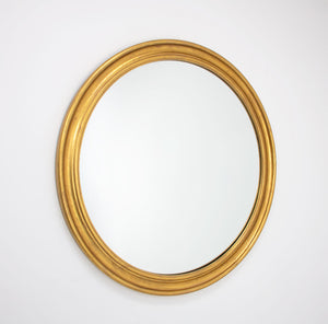 Zeugma FM147 Gold Round Mirror