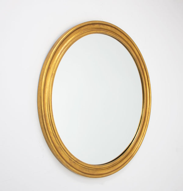 Zeugma FM147 Gold Round Mirror