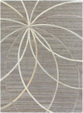 Forum FM-7217 Modern Wool Rug FM7217-811 Medium Gray, Cream, Camel, Light Gray 100% Wool 8' x 11'