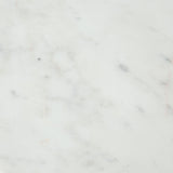 Zuo Modern Woozy Marble, Aluminum Modern Commercial Grade Side Table White, Black Marble, Aluminum