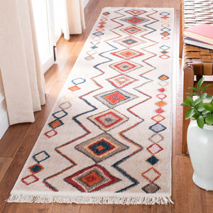 Farmhouse 599 Bohemian Power Loomed 100% Polyester Rug Ivory / Gold